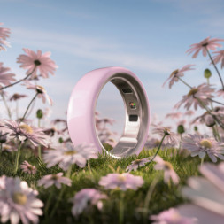 Умное кольцо Oura Ring 4 Ceramic (размер 10), Розовый/Petal