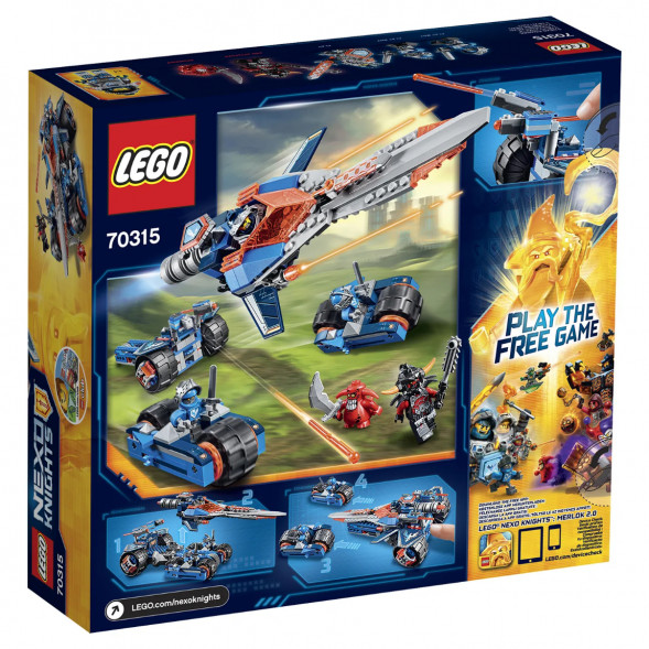 Конструктор LEGO Nexo Knights 70315 Устрашающий разрушитель Клэя в Нижнем Новгороде