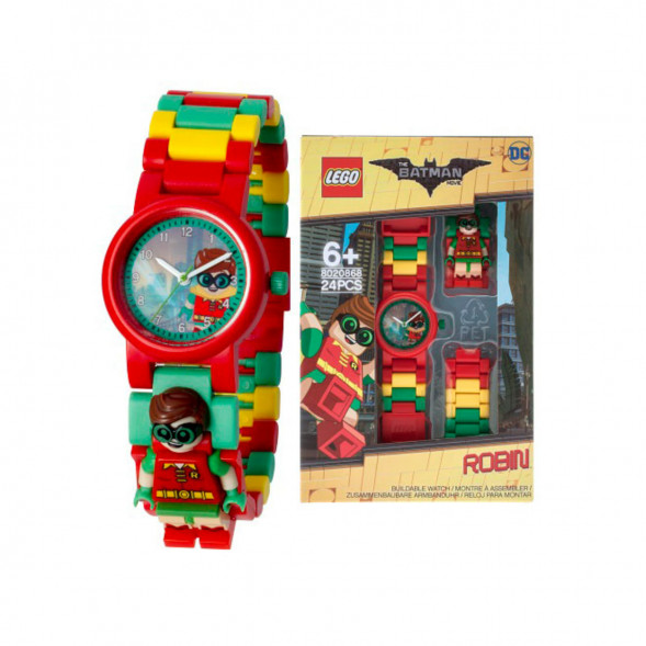Часы LEGO Super Heroes 8020868 Batman Movie Робин с минифигуркой в Нижнем Новгороде