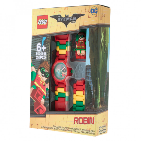 Часы LEGO Super Heroes 8020868 Batman Movie Робин с минифигуркой в Нижнем Новгороде