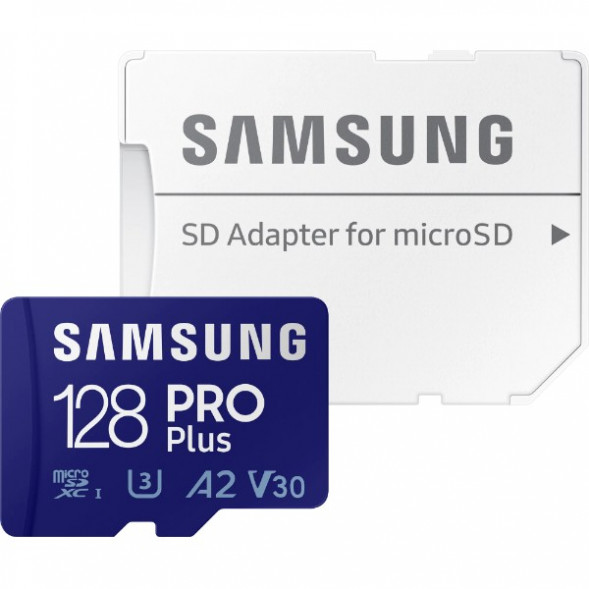 Карта памяти micro SDXC 128Gb Samsung PRO Plus U3 A2 V30 180/130MB/s (MB-MD128G-K) в Нижнем Новгороде