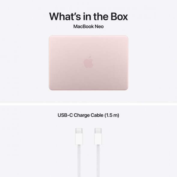 Ноутбук Apple MacBook Neo MHFH4 (A18 Pro 5-Core GPU, 8/256GB), Розовый/Blush в Нижнем Новгороде