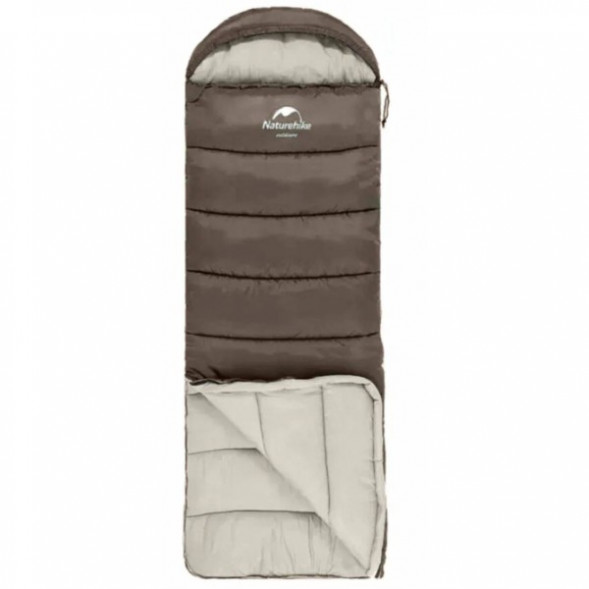 Спальный мешок Naturehike U350S (Левый), коричневый в Нижнем Новгороде