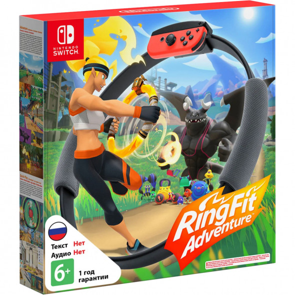 Ring Fit Adventure (Игра + контроллер Ring-Con + ремень на ногу Belt) [Nintendo Switch, английская версия] в Нижнем Новгороде