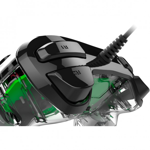 Геймпад проводной Nacon Illuminated Compact PS4, зеленый в Нижнем Новгороде