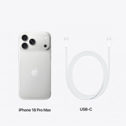 Смартфон Apple iPhone 18 Pro Max 512GB (SIM + eSIM), Silver
