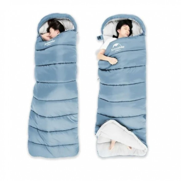 Спальный мешок Naturehike U250 (Левый), голубой в Нижнем Новгороде