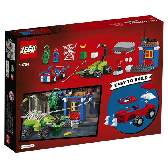 Конструктор LEGO Juniors 10754 Решающий бой Человека-паука против Скорпиона в Нижнем Новгороде