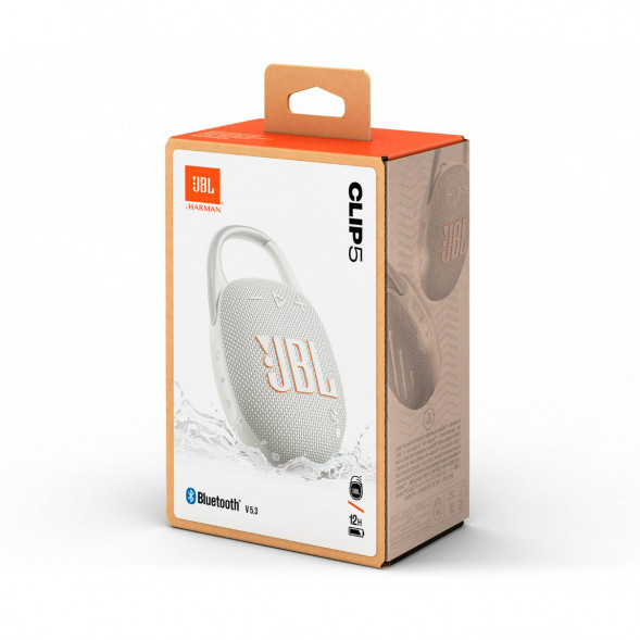 Портативная колонка JBL Clip 5, White в Нижнем Новгороде