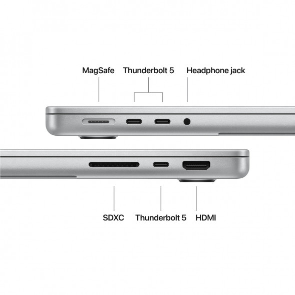 Ноутбук Apple MacBook Pro 14 2026 MGDQ4 (M5 Max 32-Core GPU, 36GB/2TB), Серебристый/Silver в Нижнем Новгороде