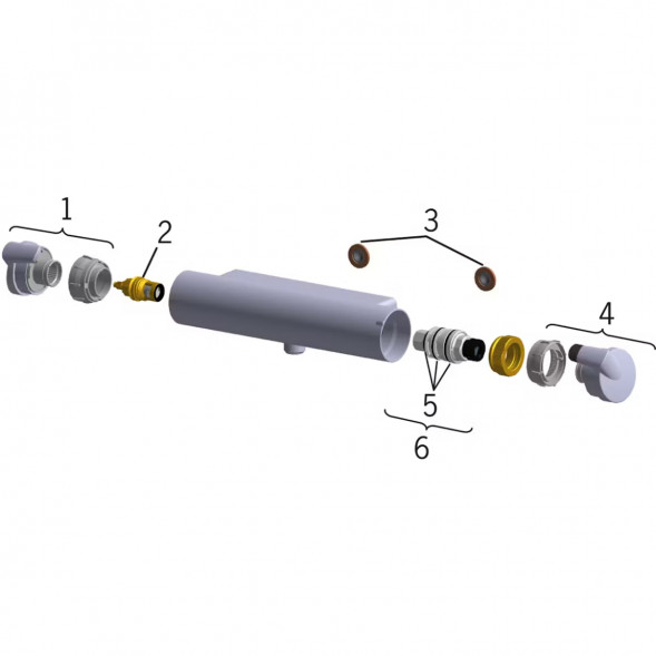Термостатический смеситель для душа Oras Optima (7160), хром в Нижнем Новгороде