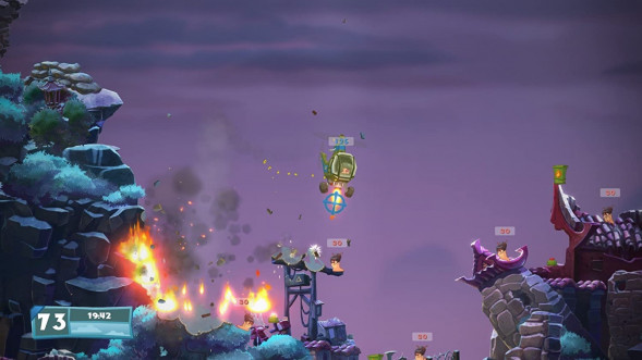 Игра Worms Battlegrounds + Worms W.M.D. Double Pack [PS4, английская версия + русские субтитры] в Нижнем Новгороде