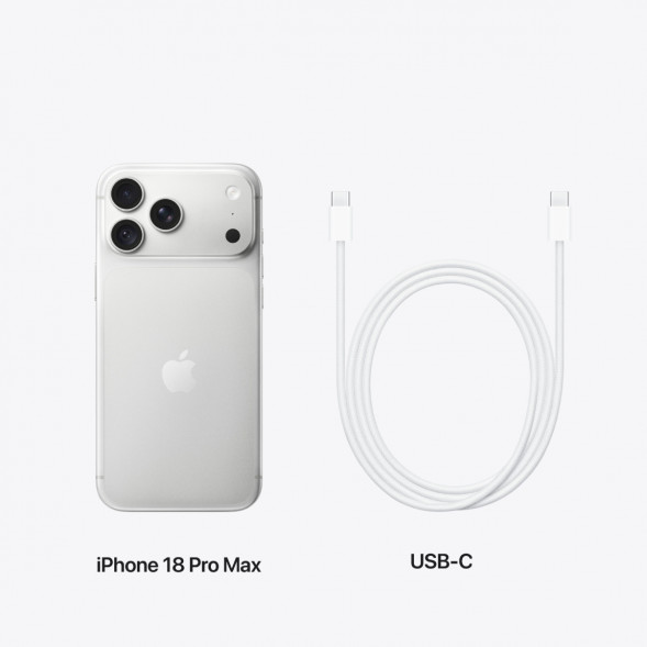 Смартфон Apple iPhone 18 Pro Max 512GB (eSIM), Silver в Нижнем Новгороде