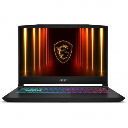 Ноутбук MSI Katana 15 HX B14WFK-1065XRU (15.6", IPS, Intel Core i5 14450HX 2.4ГГц, 10 ядер, 16ГБ DDR5, 512ГБ SSD, NVIDIA GeForce RTX 5060 - 8 ГБ, FreeDOS), черный