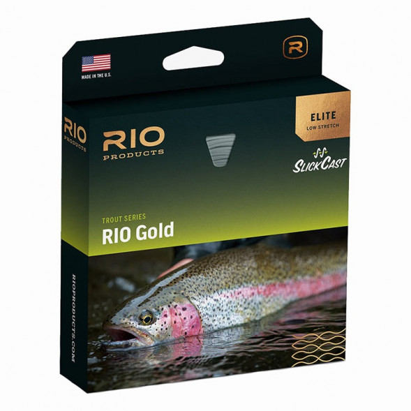 Леска RIO Elite Gold WF5F, Moss/Gold/Gray в Нижнем Новгороде