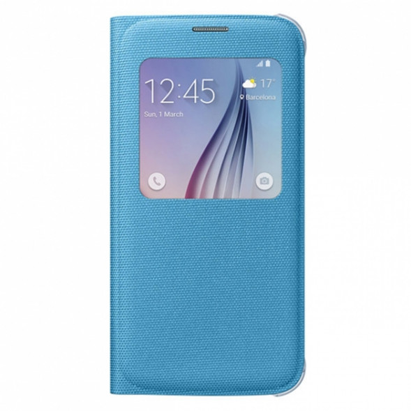 Чехол для Samsung Galaxy S6 S-View Cover (EF-CG920BLE), Blue в Нижнем Новгороде