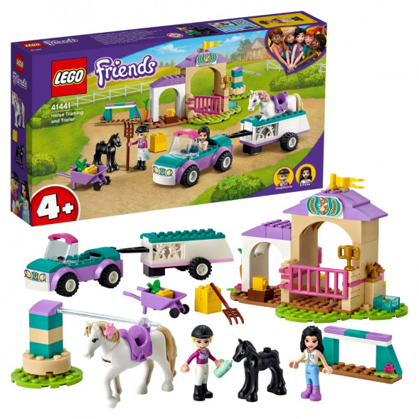Конструктор LEGO Friends 41441 Тренировка лошади и прицеп для перевозки в Нижнем Новгороде