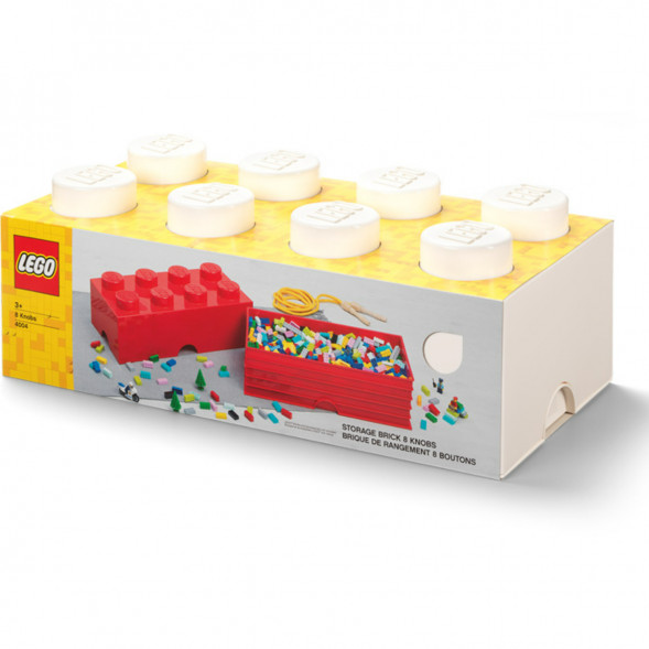 Пластиковый кубик для хранения LEGO Creator 4004, белый в Нижнем Новгороде