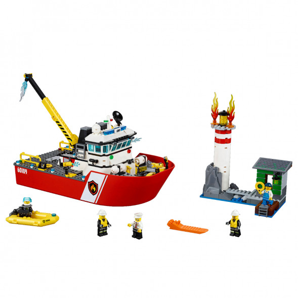 Конструктор LEGO City 60109 Пожарный катер в Нижнем Новгороде