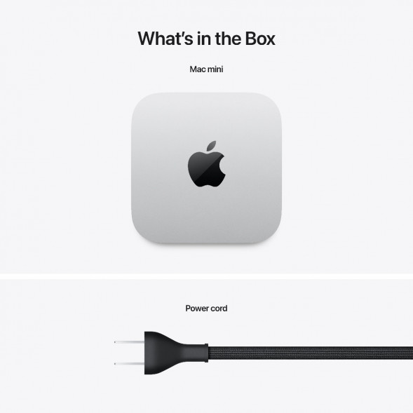 Компьютер Apple Mac mini M4 2024 (MU9E3) (10 Core GPU, 16ГБ, 512ГБ SSD, Apple, macOS), серебристый в Нижнем Новгороде