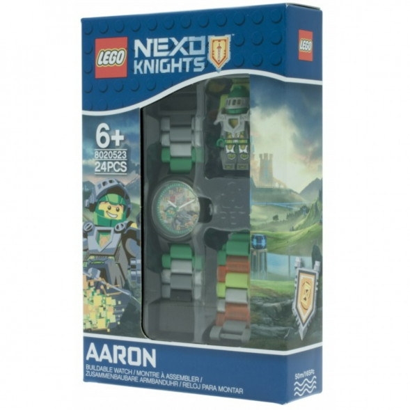 Часы LEGO Nexo Knights 8020523 Аарон с минифигуркой в Нижнем Новгороде