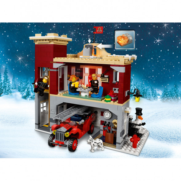 Конструктор LEGO Creator 10263 Пожарная часть в зимней деревне в Нижнем Новгороде