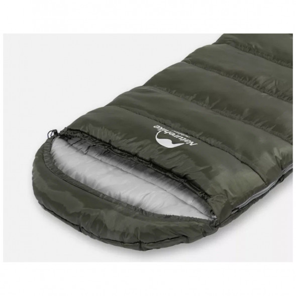 Спальный мешок NH20MSD07-U350S (Правый), темно-зеленый в Нижнем Новгороде