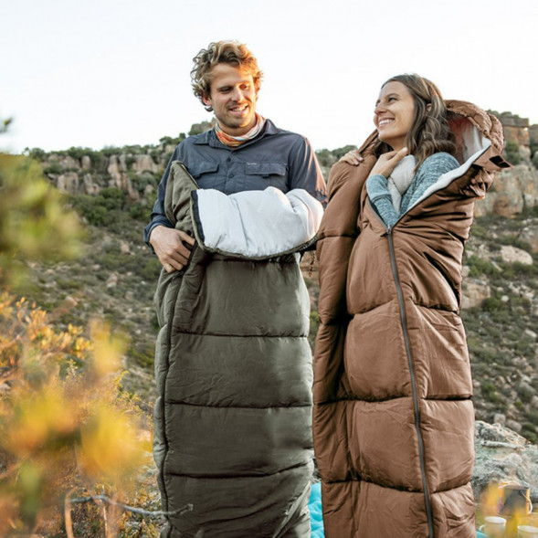 Спальный мешок NH20MSD07-U350S (Правый), темно-зеленый в Нижнем Новгороде