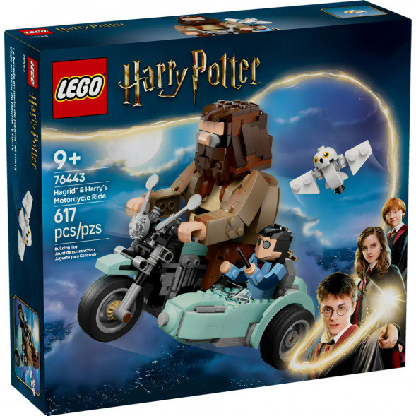 Конструктор LEGO Harry Potter 76443 Поездка Хагрида и Гарри на мотоцикле в Нижнем Новгороде