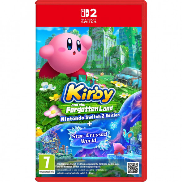Игра Kirby and the Forgotten Land + Star-Crossed World [Nintendo Switch 2, английская версия] в Нижнем Новгороде