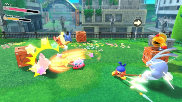 Игра Kirby and the Forgotten Land + Star-Crossed World [Nintendo Switch 2, английская версия] в Нижнем Новгороде