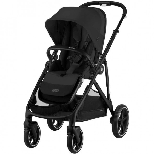 Детская коляска Cybex Gazelle S BLK Moon Black с корзиной и дождевиком в Нижнем Новгороде