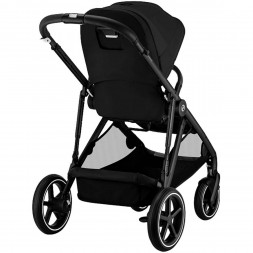 Детская коляска Cybex Gazelle S BLK Moon Black с корзиной и дождевиком