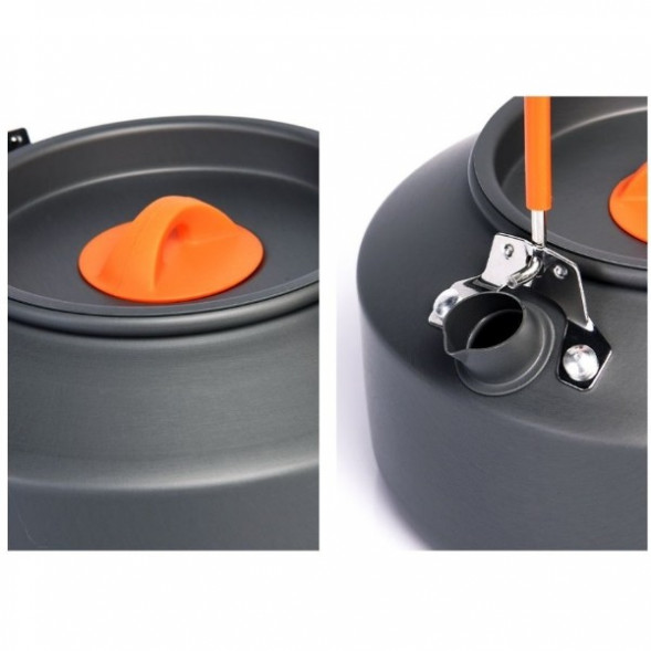 Чайник походный Widesea 1 литр, темно-серый в Нижнем Новгороде