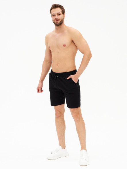 Шорты мужские трикотажные, черный, L в Нижнем Новгороде
