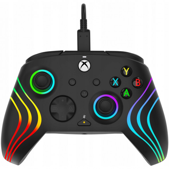 Геймпад проводной PDP для Xbox Afterglow Wave, Black в Нижнем Новгороде