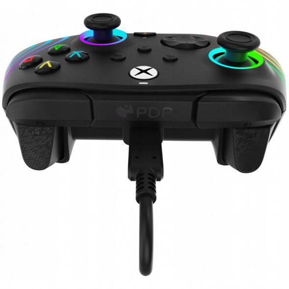 Геймпад проводной PDP для Xbox Afterglow Wave, Black в Нижнем Новгороде