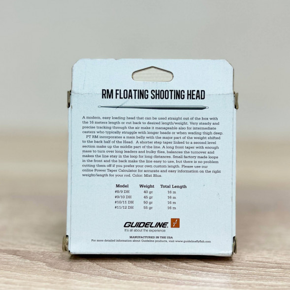 Рыболовная леска Guideline Power Taper RM Float #9/10, 16m, 45gm, Mist Blue в Нижнем Новгороде