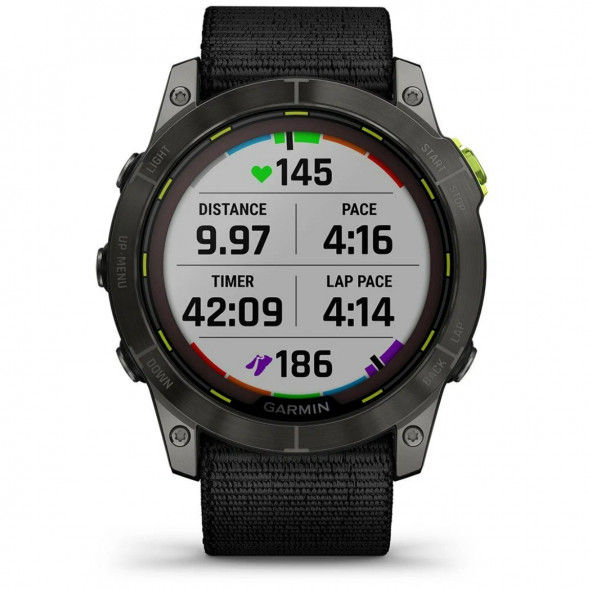 Умные часы Garmin Enduro 2 угольно-серый DLC титановый с нейлоновым ремешком UltraFit 010-02754-01 в Нижнем Новгороде