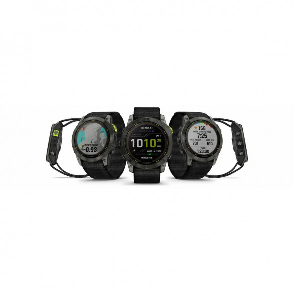 Умные часы Garmin Enduro 2 угольно-серый DLC титановый с нейлоновым ремешком UltraFit 010-02754-01 в Нижнем Новгороде
