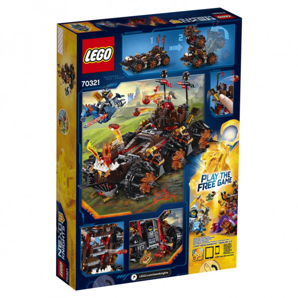 Конструктор LEGO Nexo Knights 70321 Роковое наступление Генерала Магмара в Нижнем Новгороде