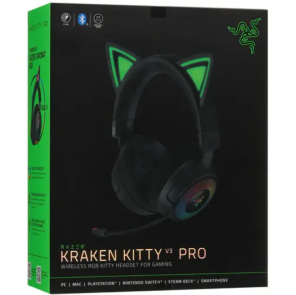 Наушники Razer Kraken Kitty V3 Pro черный 2025 в Нижнем Новгороде