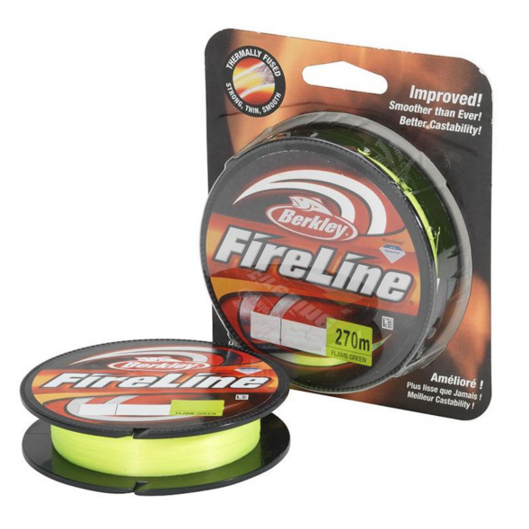 Леска Berkley FireLine 0,1mm 5,9kg 270m, Flame Green (зелёный неон) в Нижнем Новгороде