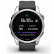 Умные часы Garmin Fenix 7s серебристый с графитовым силиконовым ремешком 010-02539-01 в Нижнем Новгороде