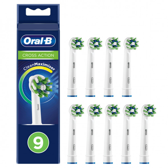 Насадки на зубные щетки Oral-B Cross Action, 9 шт. в Нижнем Новгороде