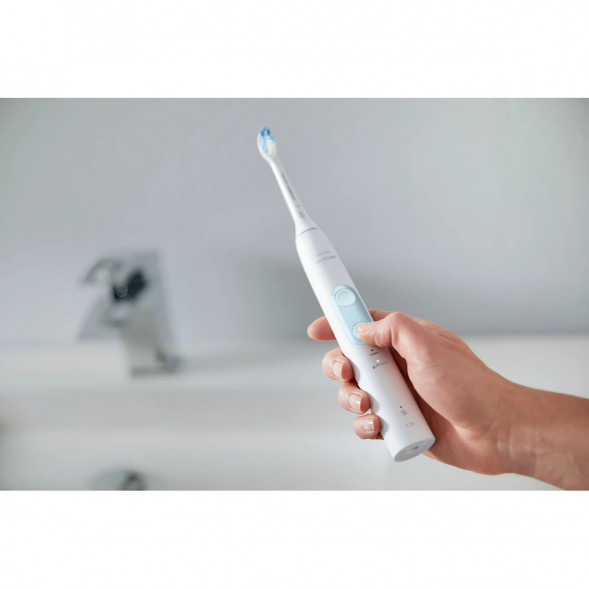 Электрическая звуковая зубная щетка Philips Sonicare ProtectiveClean 4500, White в Нижнем Новгороде