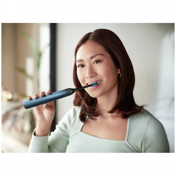 Электрическая звуковая зубная щетка Philips Sonicare DiamondClean 9000 HX9911/88, темно-синий в Нижнем Новгороде