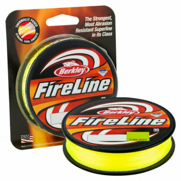 Леска Berkley FireLine 0,32mm 23,5kg 270m, Flame Green (желтый неон) в Нижнем Новгороде
