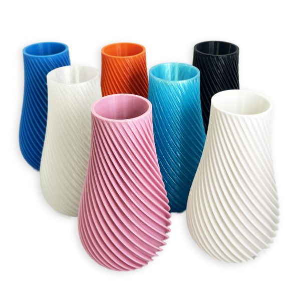 Ваза для сухоцветов HatRom Spiral, чёрный в Нижнем Новгороде