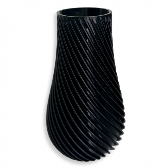 Ваза для сухоцветов HatRom Spiral, чёрный в Нижнем Новгороде